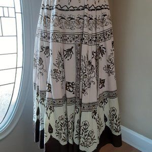 VTG B.MOSS Rockabilly SKIRT Cotton Sequins Size 2